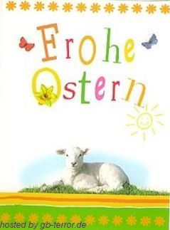 Frohe Ostern Gaestebuchbild