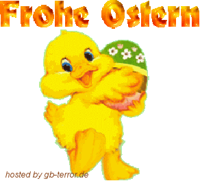 Frohe Ostern Gaestebuchbild
