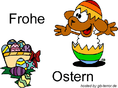 Frohe Ostern Gästebuchbild