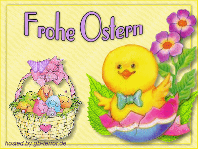 Frohe Ostern Gaestebucheintrag