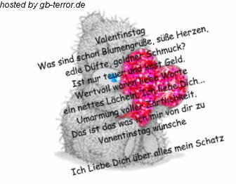 Valentines Gaestebuch Eintrag