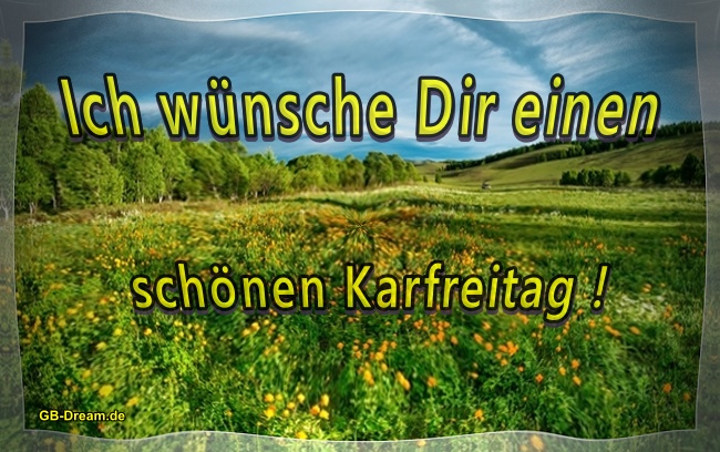 Schönen Karfreitag
