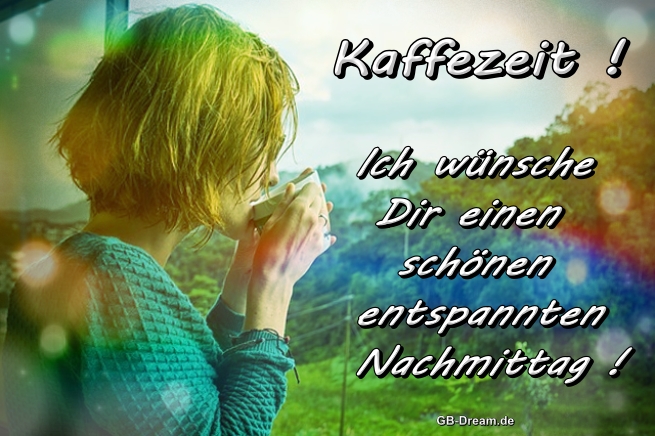 Entspannten Nachmittag Kaffeezeit